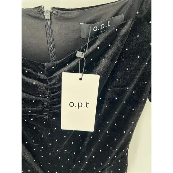 TUCKERNUCK O.P.T Black Felina Midi Dress NWT Size Small - Picture 10 of 10